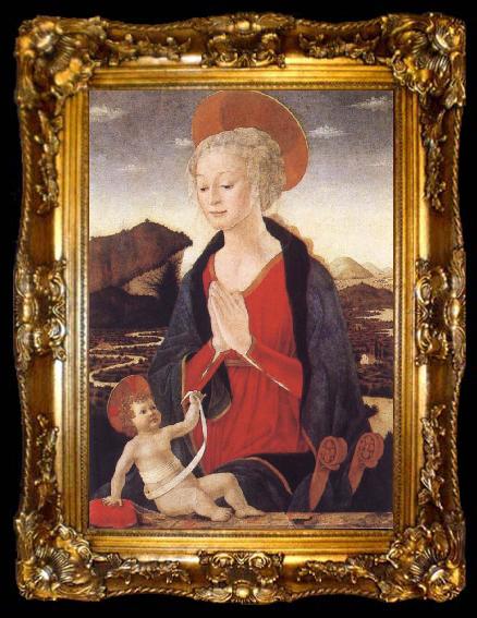 framed  Alessio Baldovinetti Madonna and Child, ta009-2